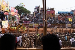 The "arena" in which the traditional event is held