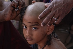 Before the procession at Chettinad