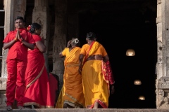 The Entrance of the great temple in Tanjore, Tamil Nadu