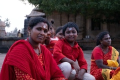 Life in front of the great temple,  Tanjore,  Tamil Nadu