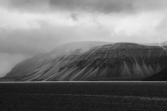 A landscape from the sea